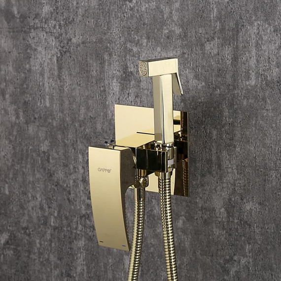 Набор для гигиенического душа Gappo G7207-3, золото - фото 15