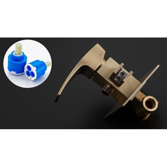 Набор для гигиенического душа Gappo Jacob G7207-4, бронза - фото 8