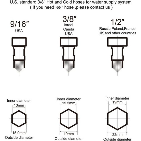 Набор для гигиенического душа Gappo Jacob G7207-4, бронза - фото 12