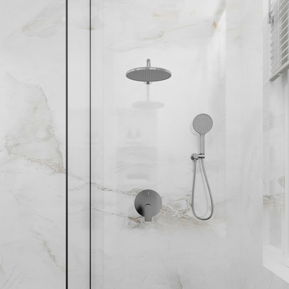 Душевая система для душа Veconi LI-400-C-C4, Цвет производителя: хром - фото 3