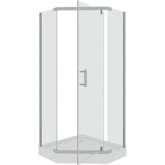 Душевое ограждение Parly 90х90 см ZPE911TE, хром/прозрачное - фото 5