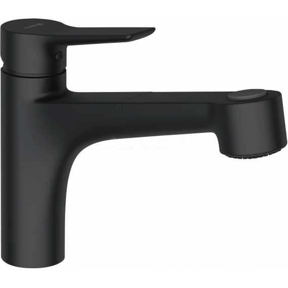 Смеситель для кухни Kludi Mix 329413975, черный матовый - фото 