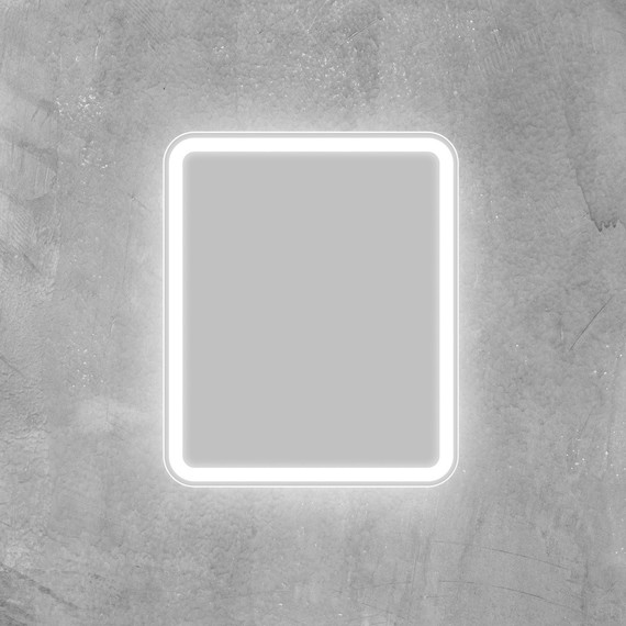 Зеркало BelBagno SPC-MAR-500-600-LED-BTN 50 см - фото 3