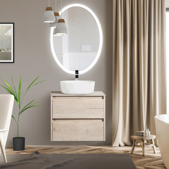 Зеркало BelBagno SPC-VST-600-800-LED-BTN 60 см - фото 6