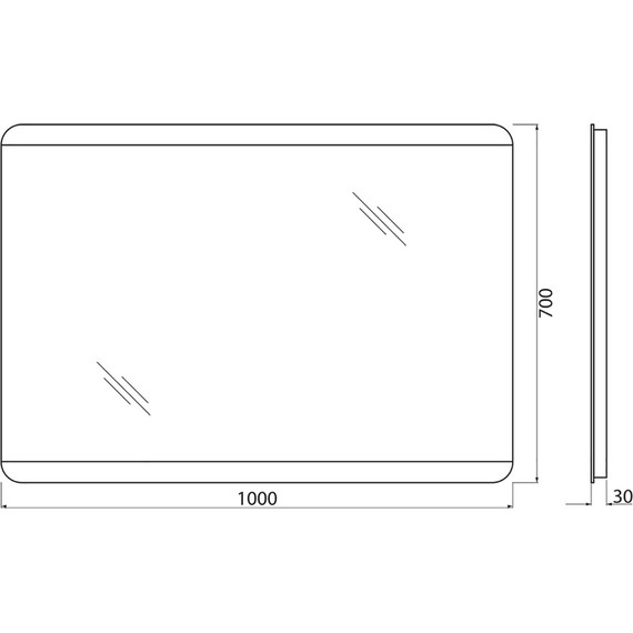 Зеркало BelBagno SPC-CEZ-1000-700-LED-BTN 100 см - фото 8