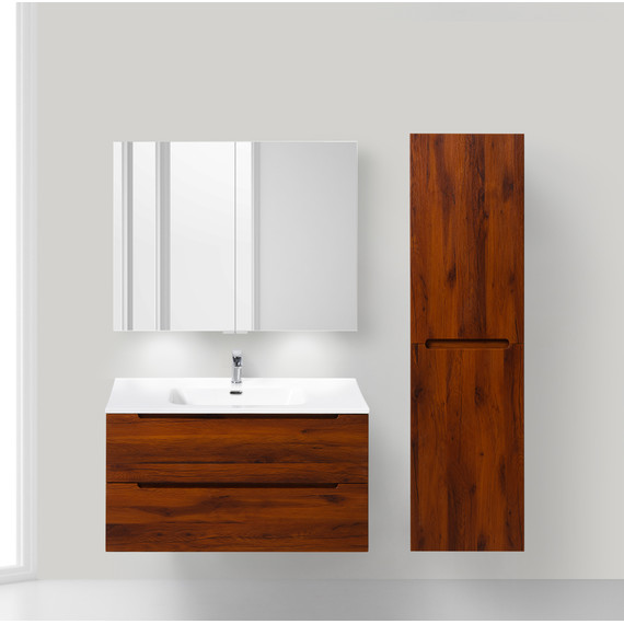 Зеркало-шкаф BelBagno SPC-2A-DL-BL-900 90 см, хром - фото 9