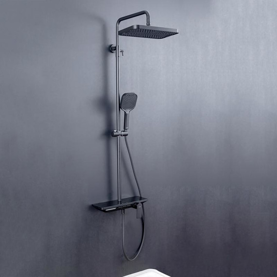 Душевая стойка Gappo G96 G2496-16, чёрный, Цвет производителя: чёрный - фото 2