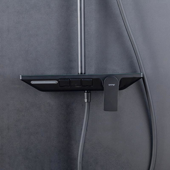 Душевая стойка Gappo G96 G2496-16, чёрный, Цвет производителя: чёрный - фото 14