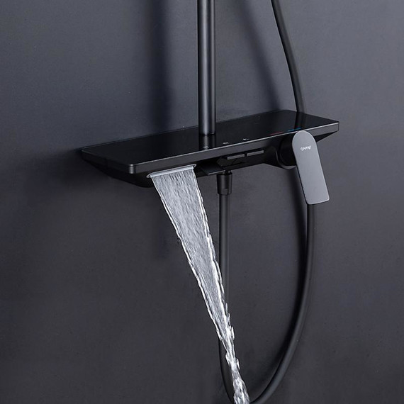 Душевая стойка Gappo G96 G2496-16, чёрный, Цвет производителя: чёрный - фото 15