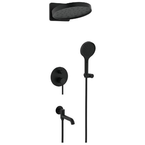 Душевая система для ванны Gappo G06-6 G7106-6, чёрный, Цвет производителя: чёрный - фото 