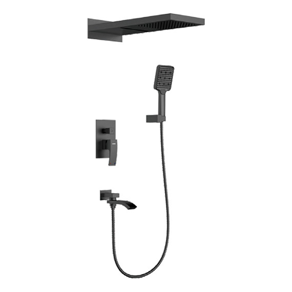 Душевая система для ванны Gappo G07 G7107-76, чёрный, Цвет производителя: чёрный - фото 