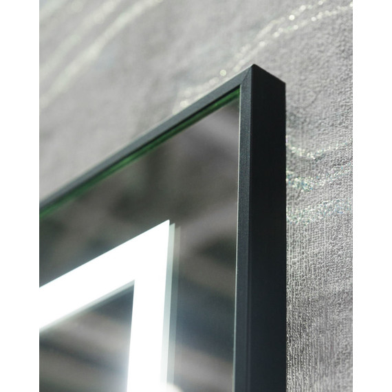 Зеркало BelBagno 80x80 см SPC-KRAFT-800-800-LED-TCH-WARM-NERO - фото 7