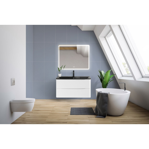 Зеркало BelBagno 100x80 см SPC-MAR-1000-800-LED-TCH-WARM - фото 8