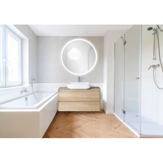 Зеркало BelBagno 90 см SPC-RNG-900-LED-TCH-WARM - фото 8