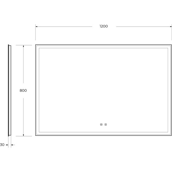 Зеркало BelBagno 120 см SPC-GRT-1200-800-LED-TCH-SND (с голосовым управлением) - фото 10