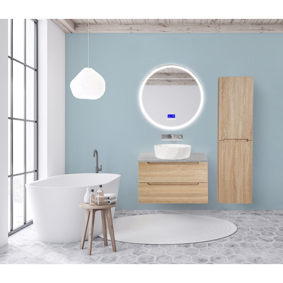 Зеркало BelBagno 80 см SPC-RNG-800-LED-TCH-RAD - фото 10