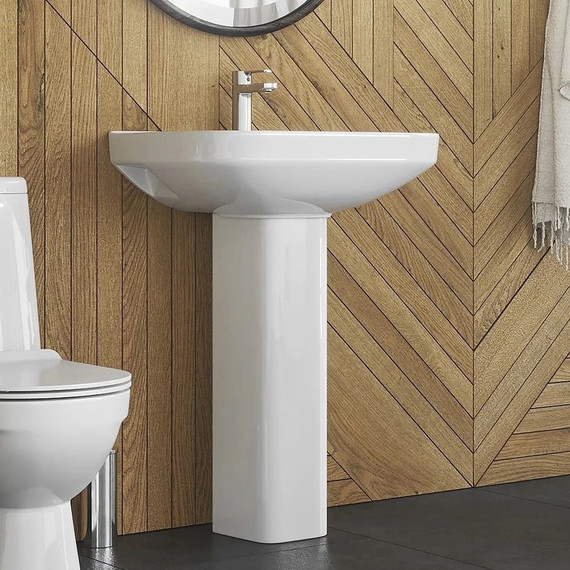 Раковина подвесная Sanita Luxe Next 60 см WB.PD/Next/60-C/WHT.G/S1 - фото 4