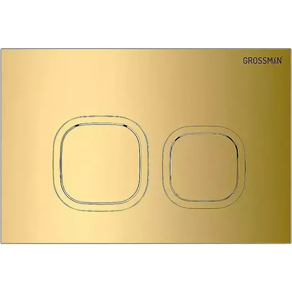 Кнопка смыва Grossman Cosmo 700.K31.02.300.300RUS, золото глянцевое - фото 