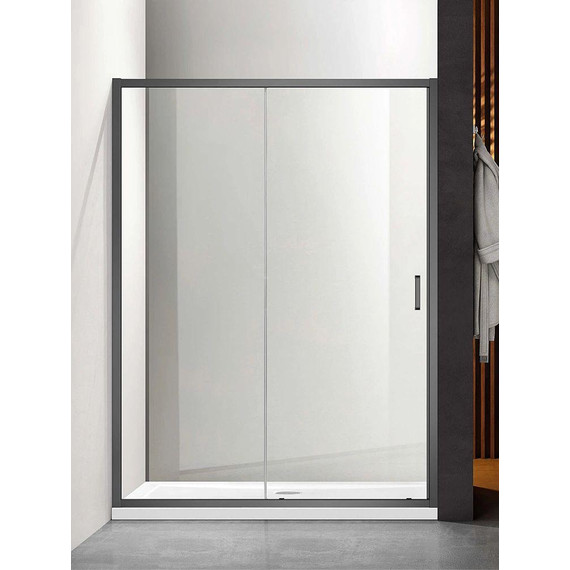 Душевая дверь Aquatek 100 см AQ ARI RA 10020GM, оружейная сталь/прозрачное - фото 