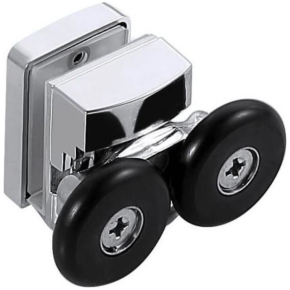 Душевое ограждение Aquatek 90x90 см AQ ARI RO 09020GM, оружейная сталь/прозрачное - фото 4