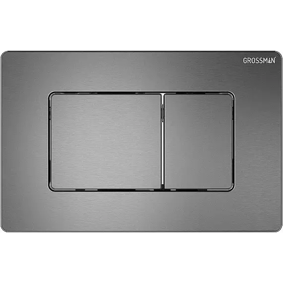 Кнопка смыва Grossman Classic 700.K31.04.42M.42MRUS, графит сатиновый - фото 