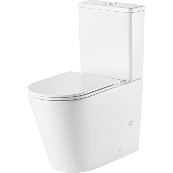 Унитаз-компакт безободковый Grossman GR-4449MSQ с крышкой микролифт, белый матовый (Система смыва торнадо), Цвет производителя: белый матовый - фото 2