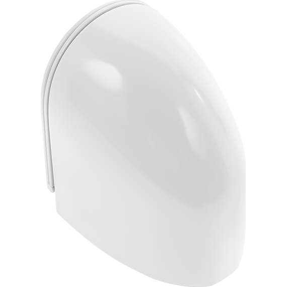 Унитаз подвесной безободковый Grossman GR-4455SQC с крышкой микролифт, белый глянцевый (Система смыва торнадо) - фото 11