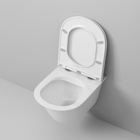 Унитаз подвесной безободковый Grossman GR-4412S с крышкой микролифт, белый глянцевый, Цвет производителя: белый глянцевый - фото 4