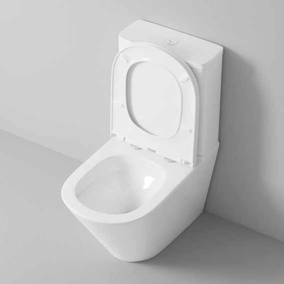 Унитаз-компакт безободковый Grossman GR-4449MSQ с крышкой микролифт, белый матовый (Система смыва торнадо), Цвет производителя: белый матовый - фото 8