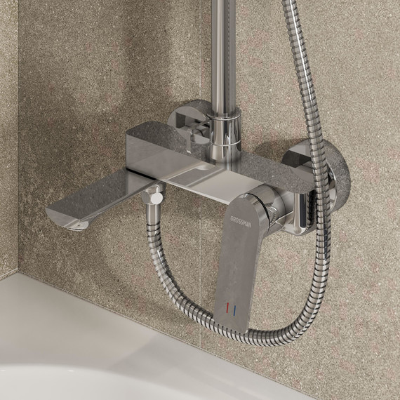 Душевая стойка Grossman Galaxy 500.K35.01.100, Цвет производителя: хром - фото 5