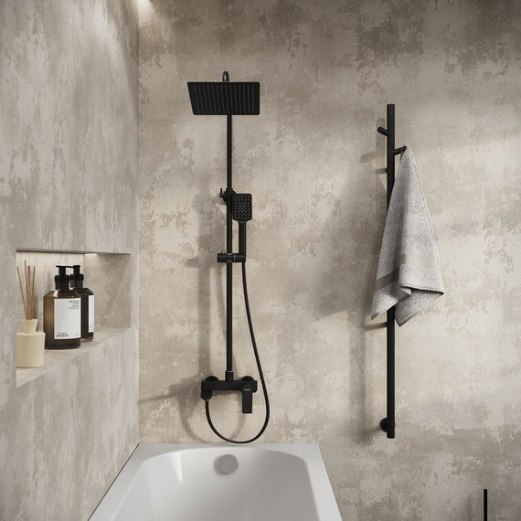 Душевая стойка Grossman Cosmo 500.K35.02.210, чёрный, Цвет производителя: чёрный - фото 4