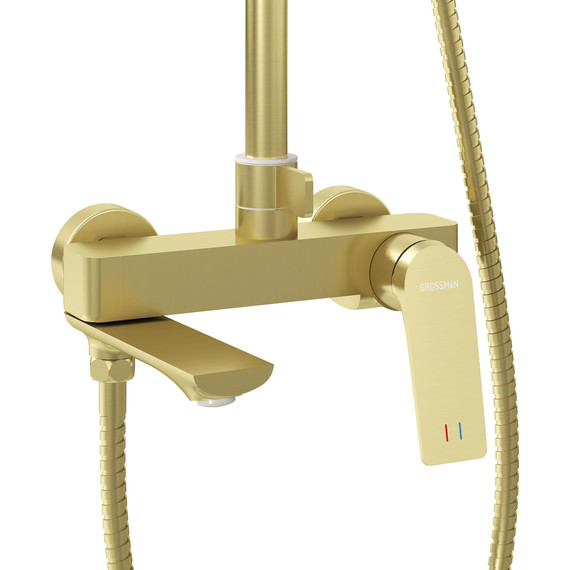 Душевая стойка Grossman Cosmo 500.K35.02.320, золото, Цвет производителя: золото - фото 7