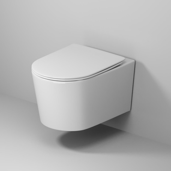 Унитаз подвесной безободковый Grossman GR-4499SQ с крышкой микролифт (Система смыва торнадо), Цвет производителя: белый - фото 6