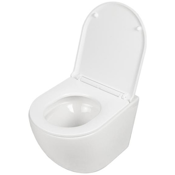 Инсталляция с подвесным безободковым унитазом AN Sky сиденье микролифт, крепление (система смыва Торнадо) - фото 12