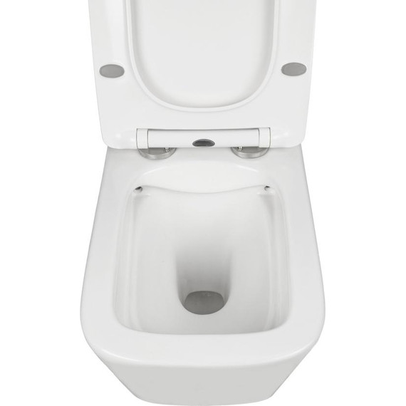 Унитаз подвесной безободковый AN Iron с крышкой микролифт - фото 8