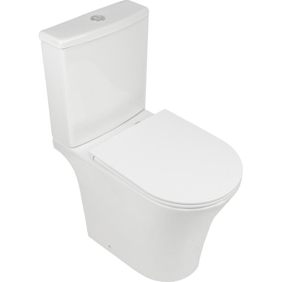 Унитаз-компакт безободковый AN Star с крышкой микролифт - фото 2