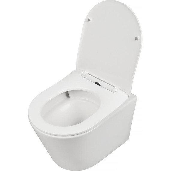 Унитаз подвесной безободковый AN Atria с крышкой микролифт (система смыва Торнадо) - фото 14