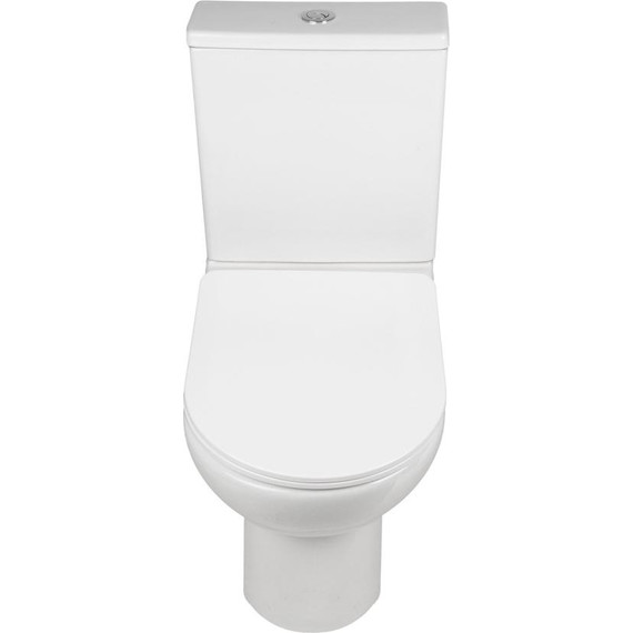 Унитаз-компакт безободковый AN Fire с крышкой микролифт - фото 3