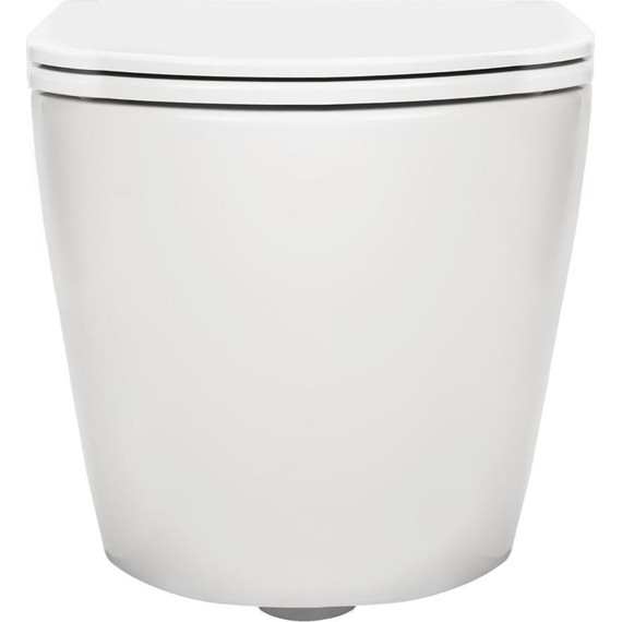 Унитаз подвесной безободковый AN Sky с крышкой микролифт - фото 3