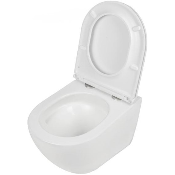 Инсталляция с подвесным безободковым унитазом AN Bloom сиденье микролифт, крепление (система смыва Торнадо) - фото 14