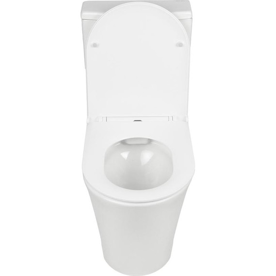 Унитаз-компакт безободковый AN Star с крышкой микролифт - фото 6