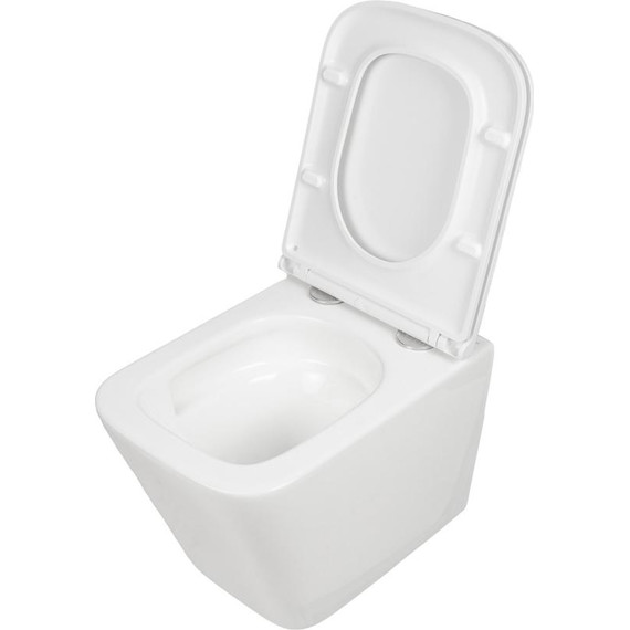 Унитаз подвесной безободковый AN Bitt с крышкой микролифт (система смыва Торнадо) - фото 15