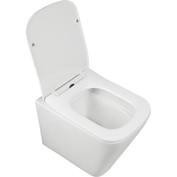 Унитаз подвесной безободковый AN Iron с крышкой микролифт - фото 14