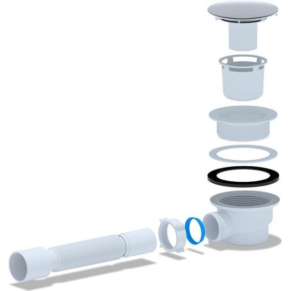 Сифон для душевого поддона Ани Пласт E325VAL - фото 2