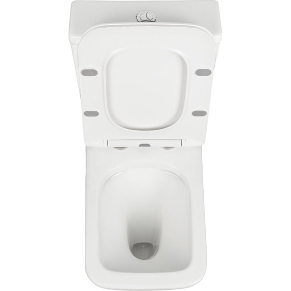 Унитаз-компакт безободковый AN Stone с крышкой микролифт - фото 9