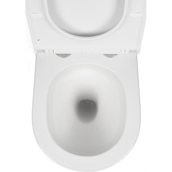 Унитаз подвесной безободковый AN Bloom с крышкой микролифт (система смыва Торнадо) - фото 10