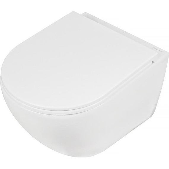 Унитаз подвесной безободковый AN Bloom с крышкой микролифт (система смыва Торнадо) - фото 2