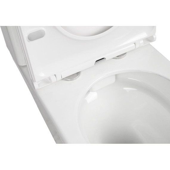 Унитаз-компакт безободковый AN Star с крышкой микролифт - фото 8