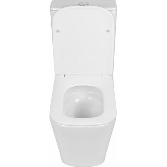 Унитаз-компакт безободковый AN Etta с крышкой микролифт (система смыва Торнадо) - фото 10