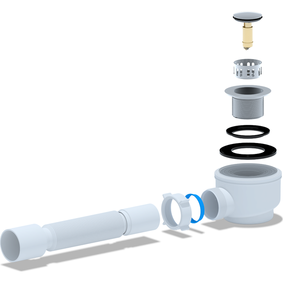 Сифон для душевого поддона Ани Пласт E415CLS - фото 2